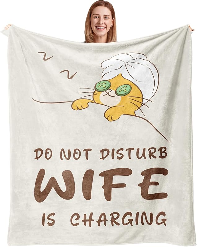 Julazy 50x60 Inch Blanket for Wife - Romantic Anniversary Gift from Husband