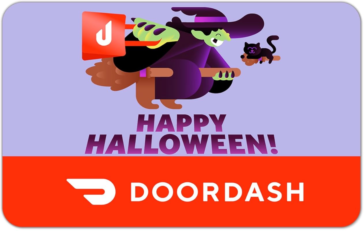 DoorDash eGift Card for Food Delivery, Takeout and Restaurant Orders a