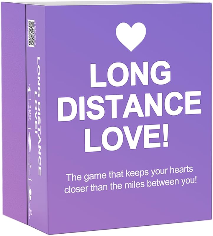 Long Distance Relationship Card Game with 150 Conversation Starters fo