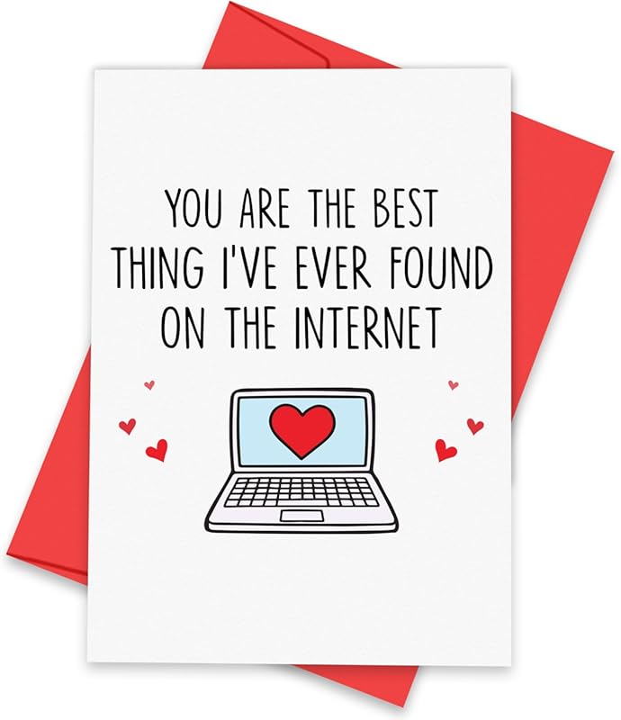 Funny Internet Dating Card for Boyfriend or Girlfriend, Valentine's or