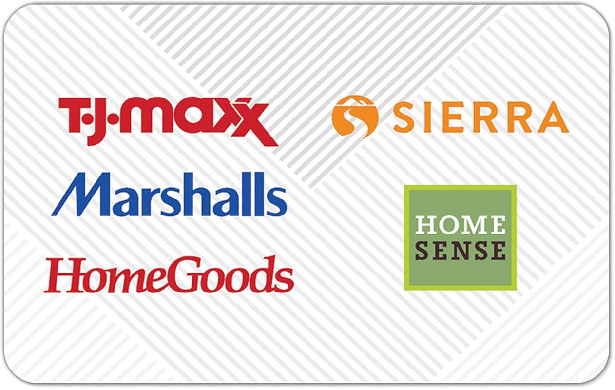 TJX eGift Card - Multibrand gift voucher for women at TJ Maxx and Marshalls