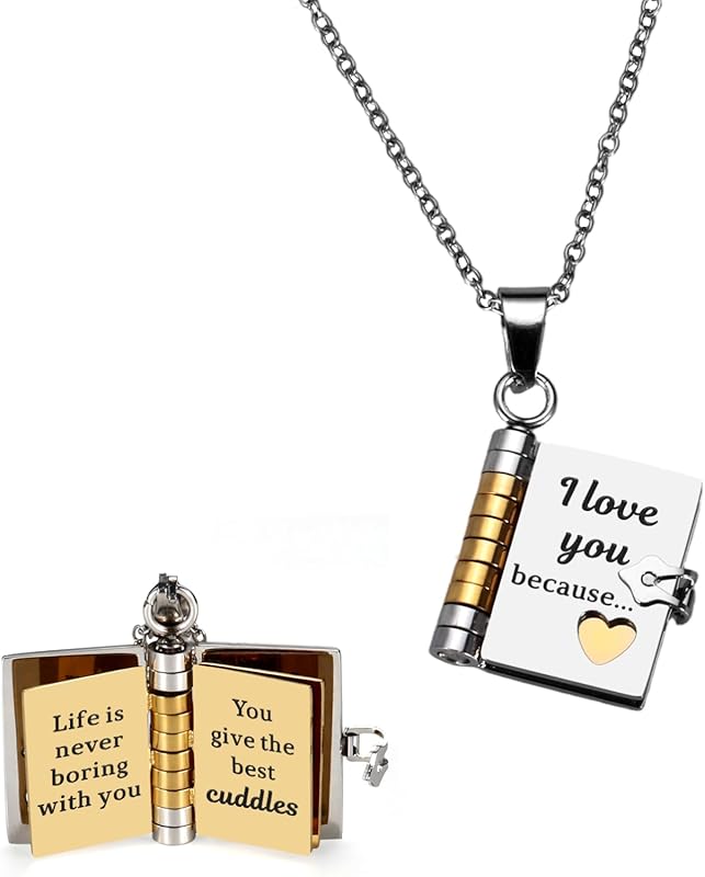 Valentines Day I Love You Gifts for Her to My Wife Necklace from Husba