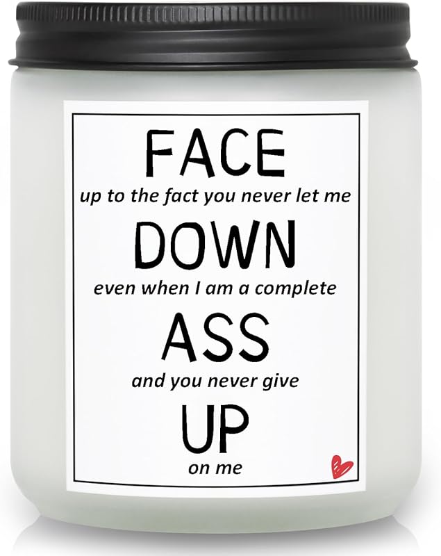 Vanilla Scented Candle - Perfect Romantic Gift for Boyfriend, Husband, or Fiancé