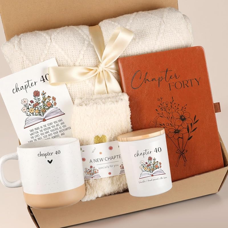 40th Birthday Gifts Women, Unique Chapter 40 Year Old Birthday Gifts f