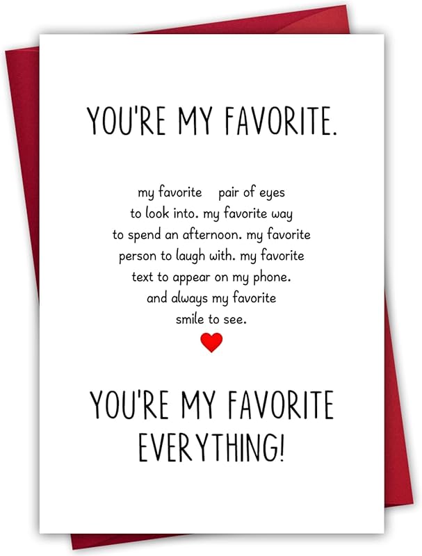 I Love You Valentine Card - Perfect Romantic Gift for Your Boyfriend, Husband, or Fiancé