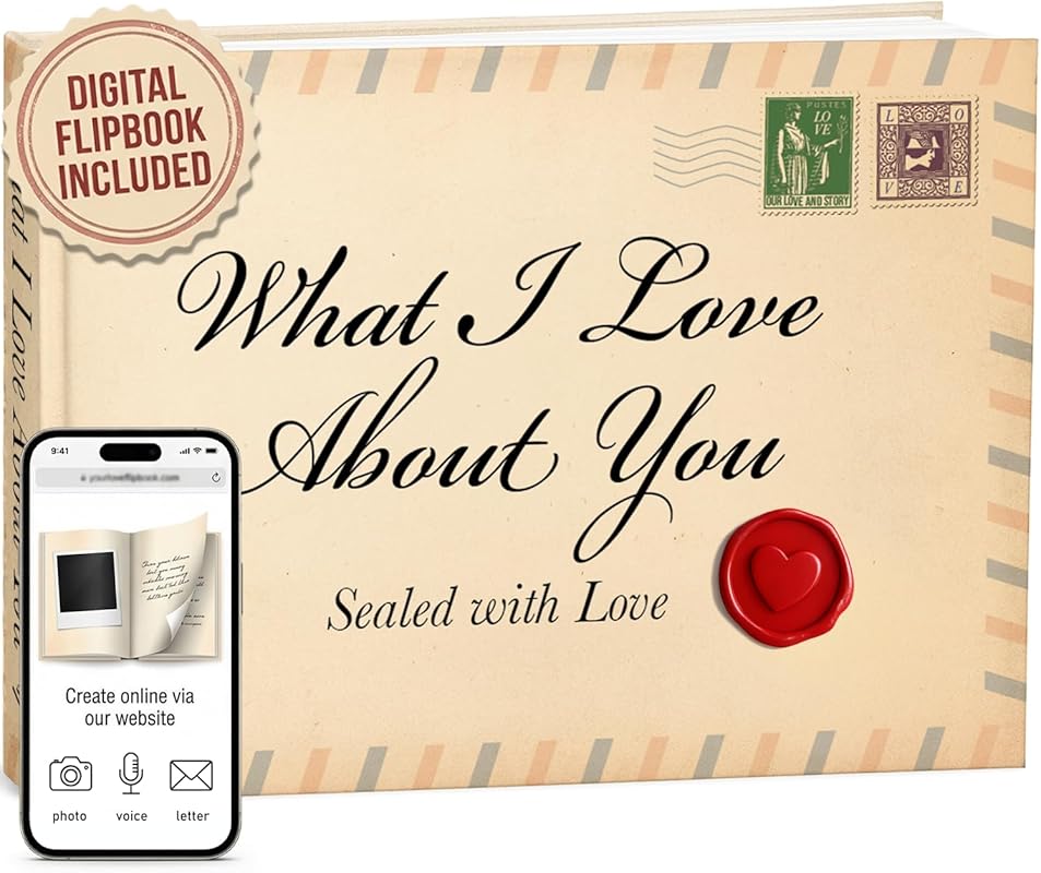What I Love About You Book - Personalized Valentines Day Gifts for Him