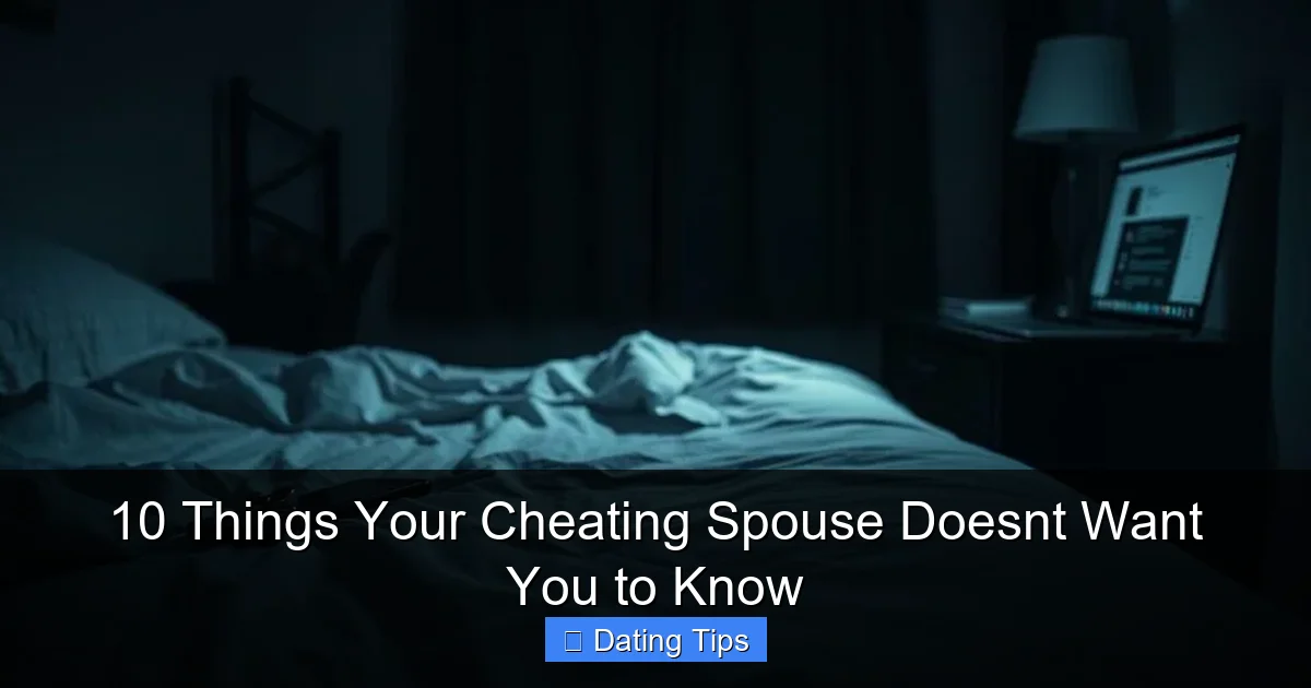 10 Things Your Cheating Spouse Doesnt Want You to Know