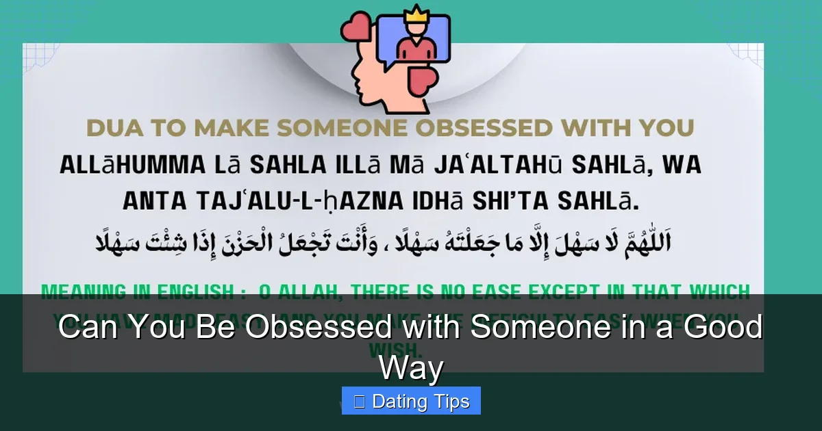 Can You Be Obsessed with Someone in a Good Way