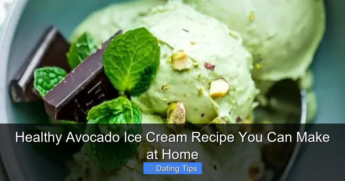 Healthy Avocado Ice Cream Recipe You Can Make at Home