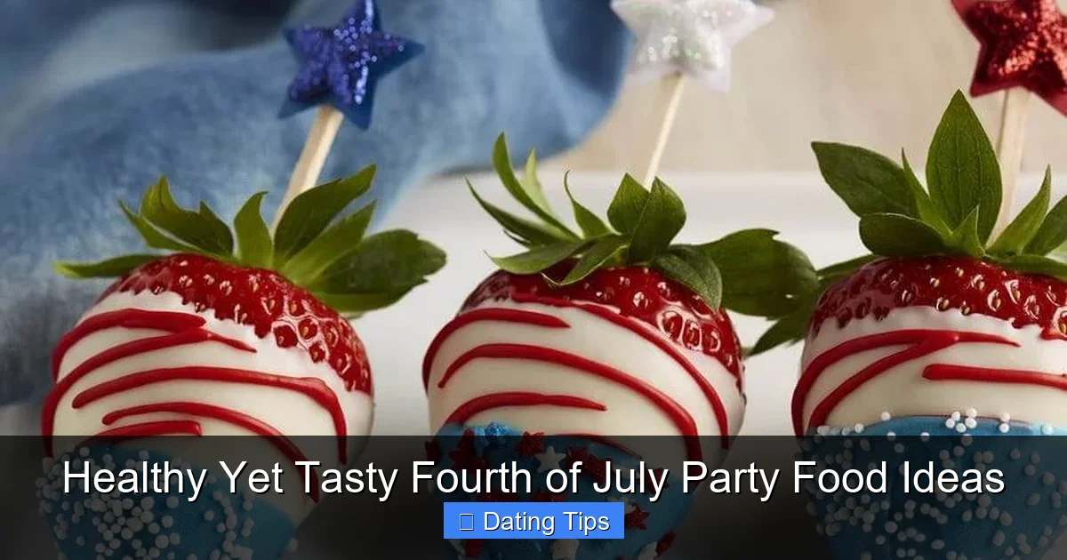 Healthy Yet Tasty Fourth of July Party Food Ideas