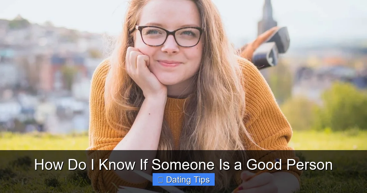 How Do I Know If Someone Is a Good Person