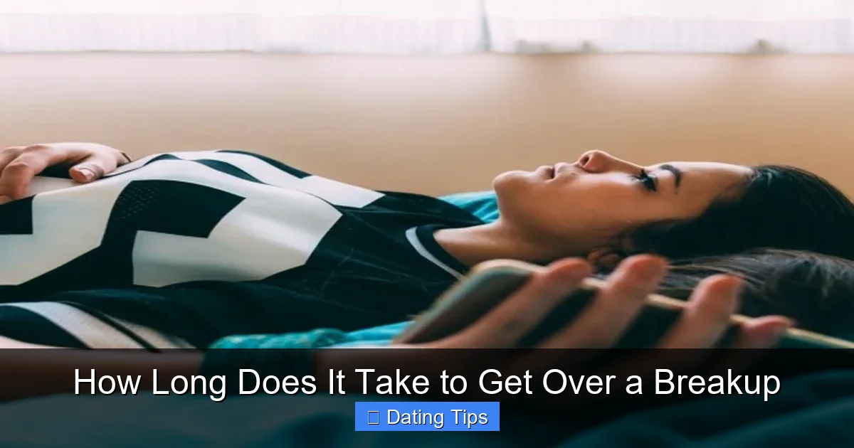 How Long Does It Take to Get Over a Breakup