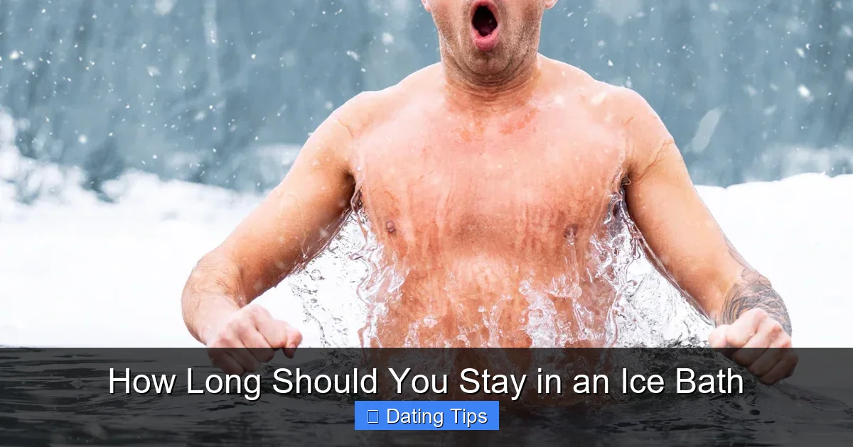 How Long Should You Stay in an Ice Bath