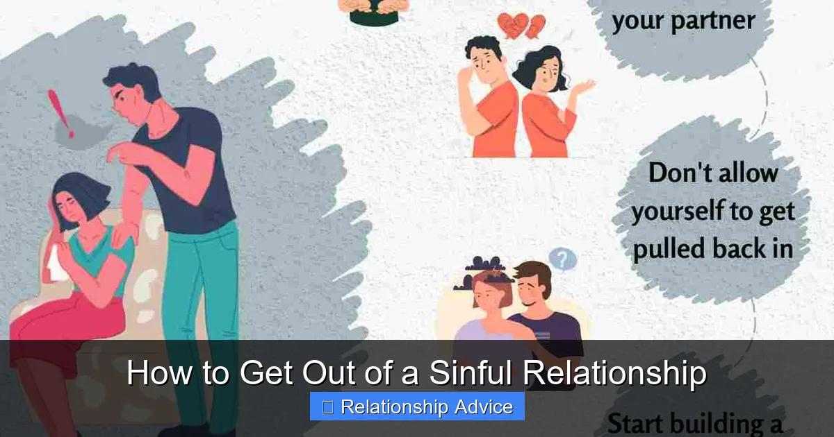 How to Get Out of a Sinful Relationship