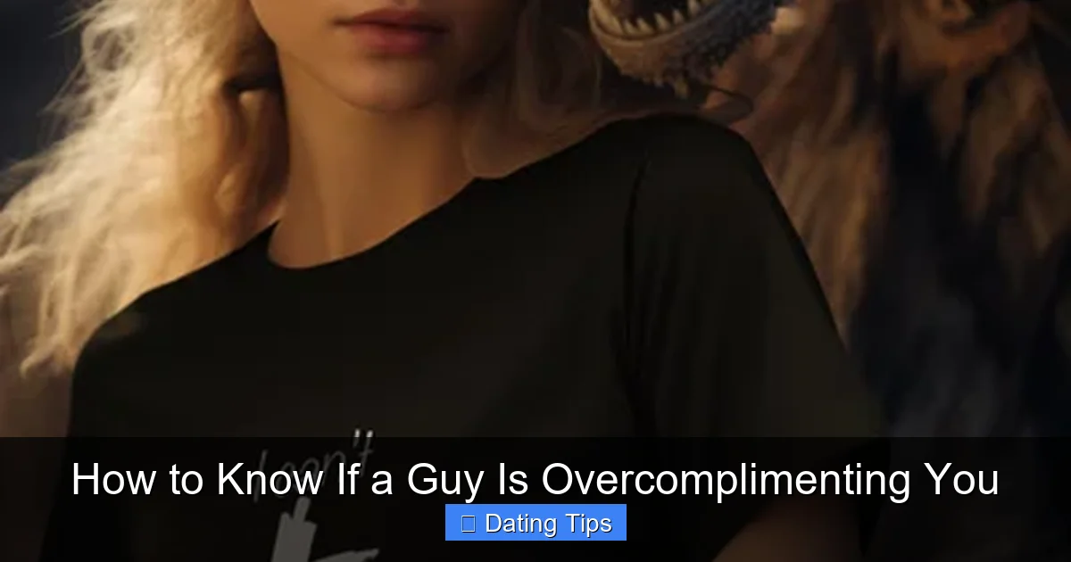 How to Know If a Guy Is Overcomplimenting You