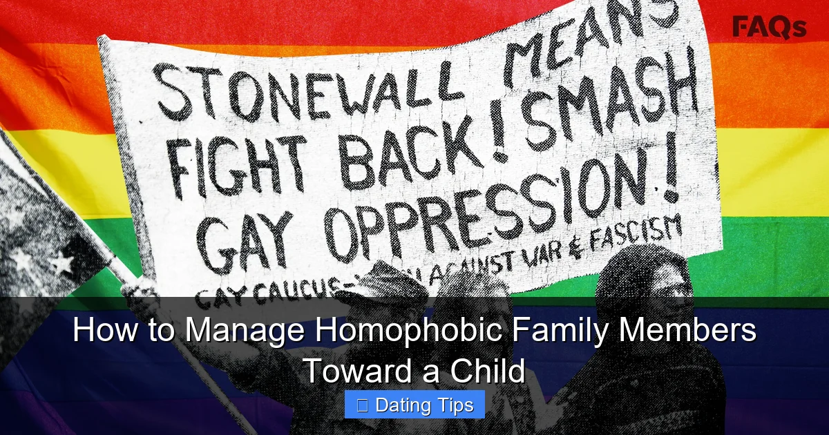How to Manage Homophobic Family Members Toward a Child