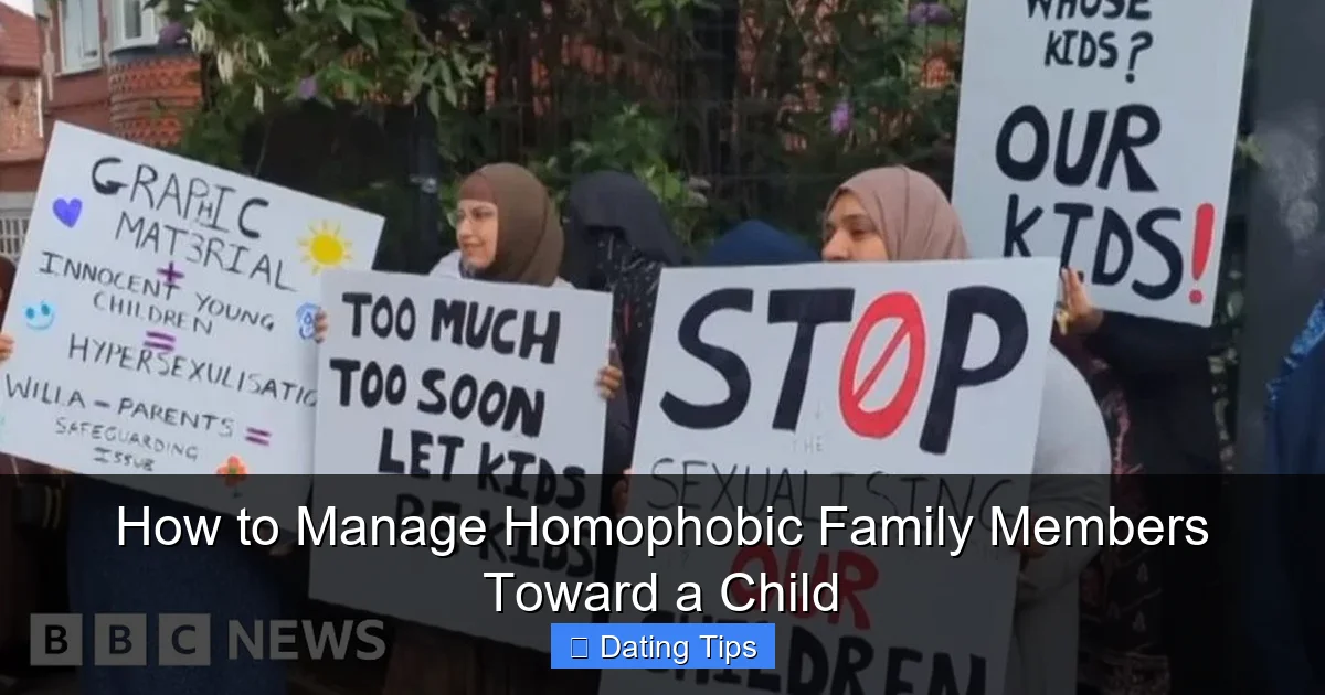 How to Manage Homophobic Family Members Toward a Child
