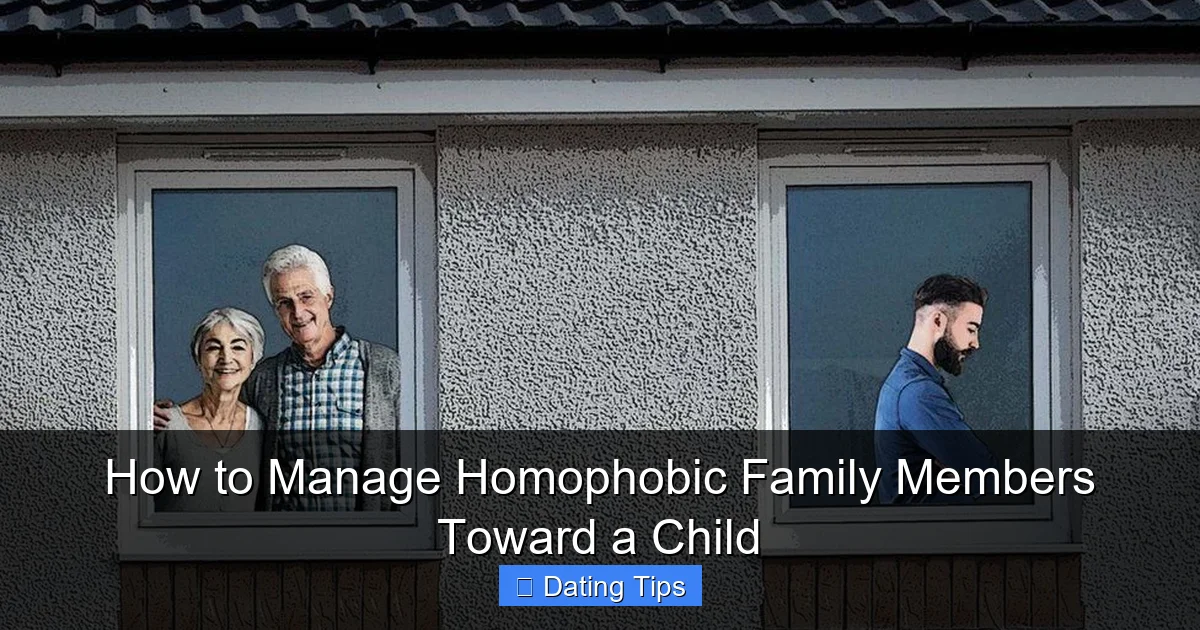 How to Manage Homophobic Family Members Toward a Child