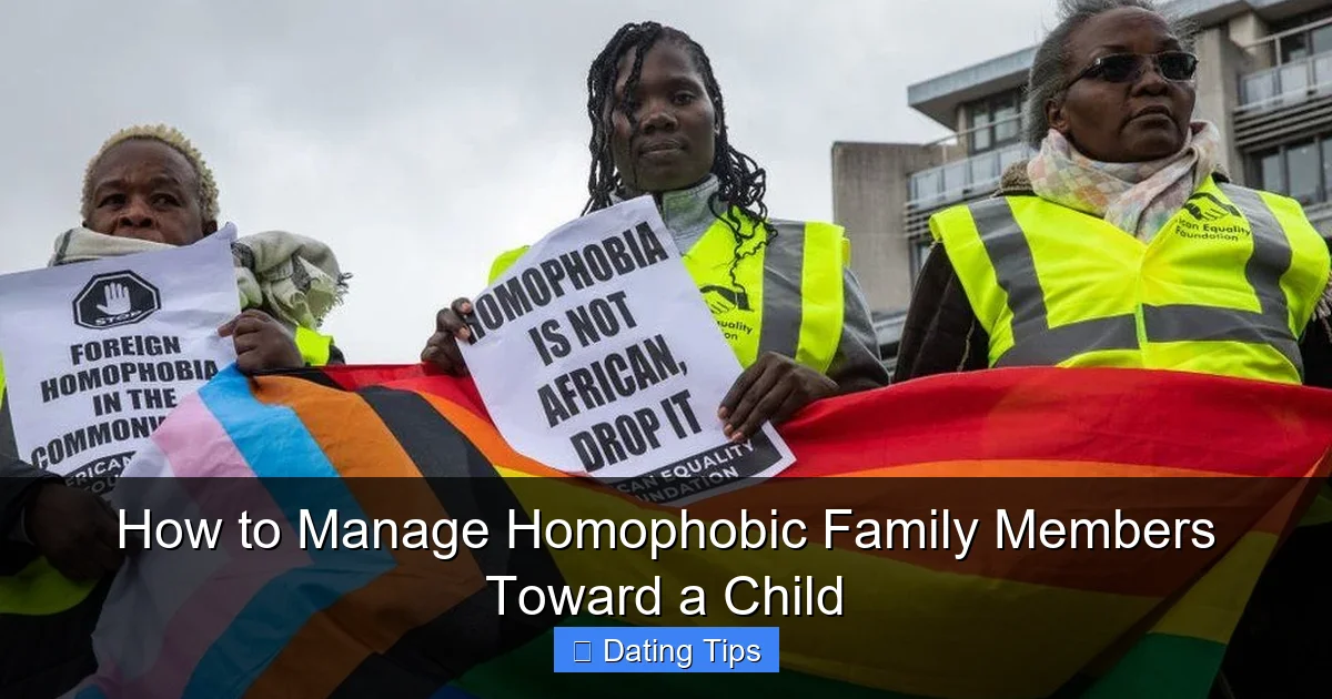 How to Manage Homophobic Family Members Toward a Child