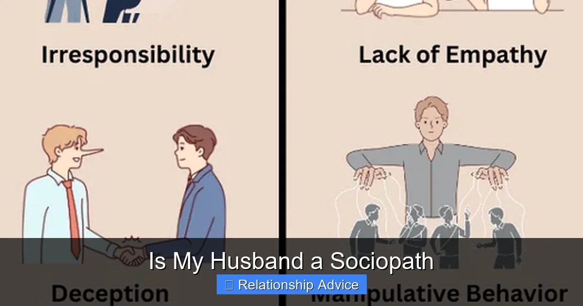 Is My Husband a Sociopath