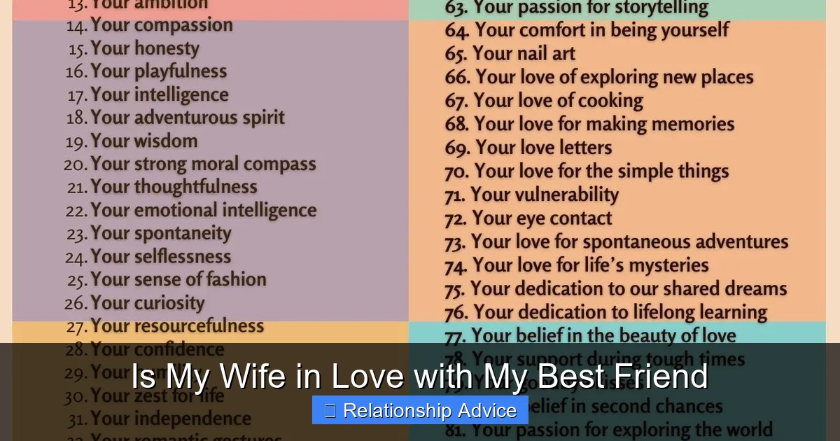 Is My Wife in Love with My Best Friend