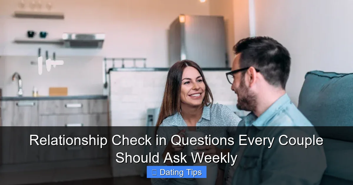 Relationship Check in Questions Every Couple Should Ask Weekly