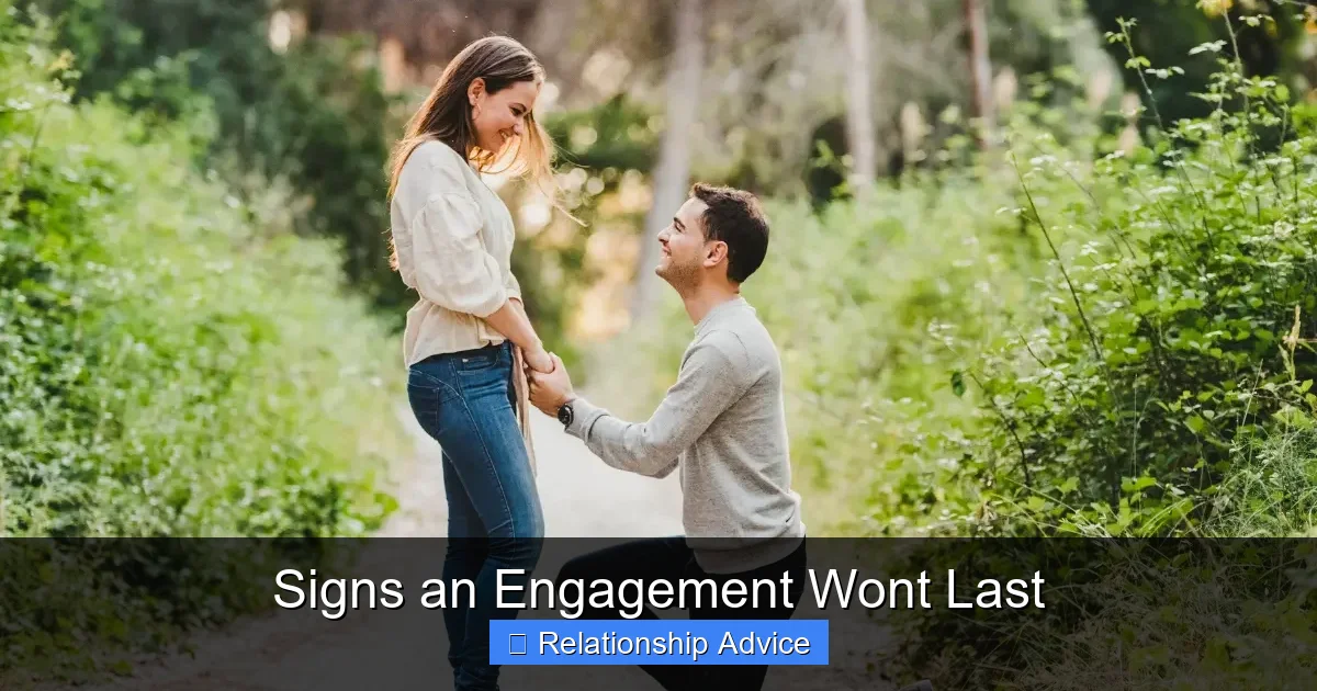 Signs an Engagement Wont Last