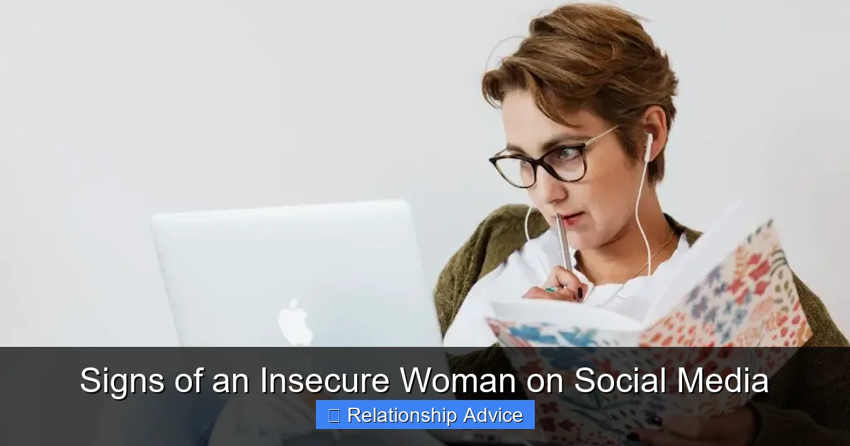 Signs of an Insecure Woman on Social Media