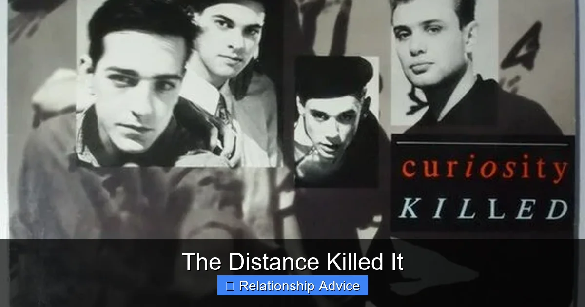 The Distance Killed It
