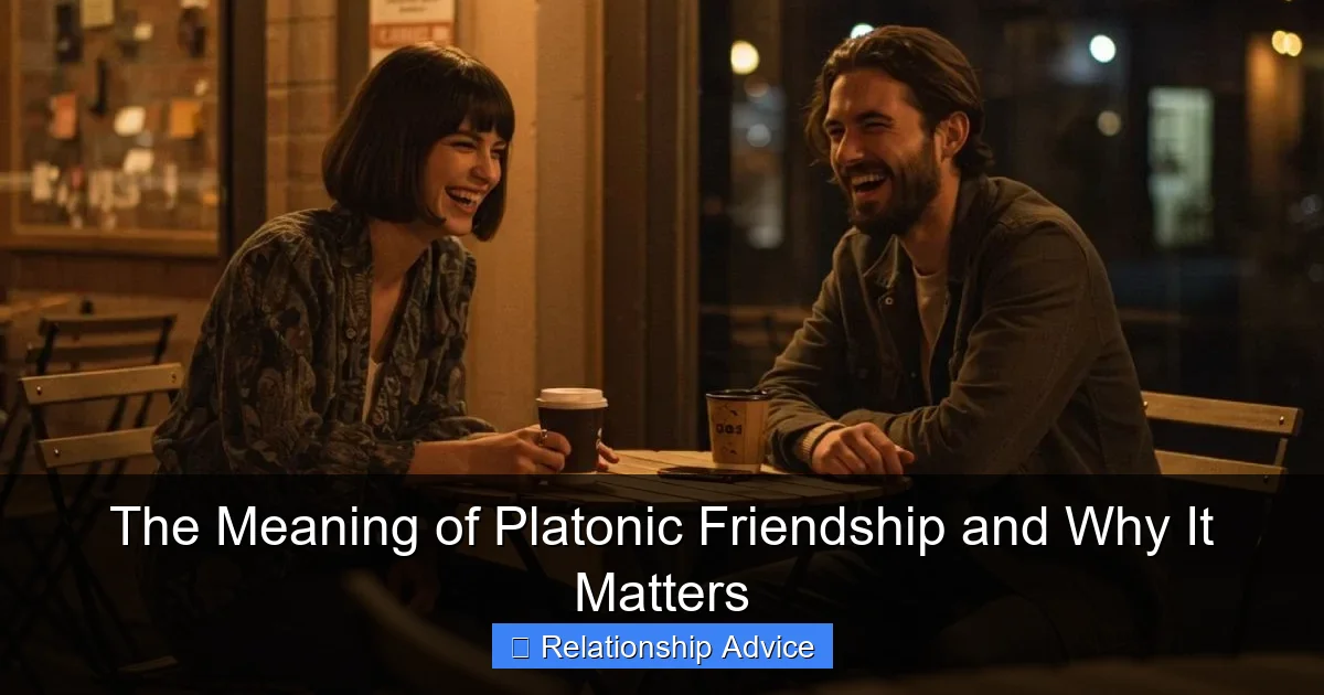 The Meaning of Platonic Friendship and Why It Matters