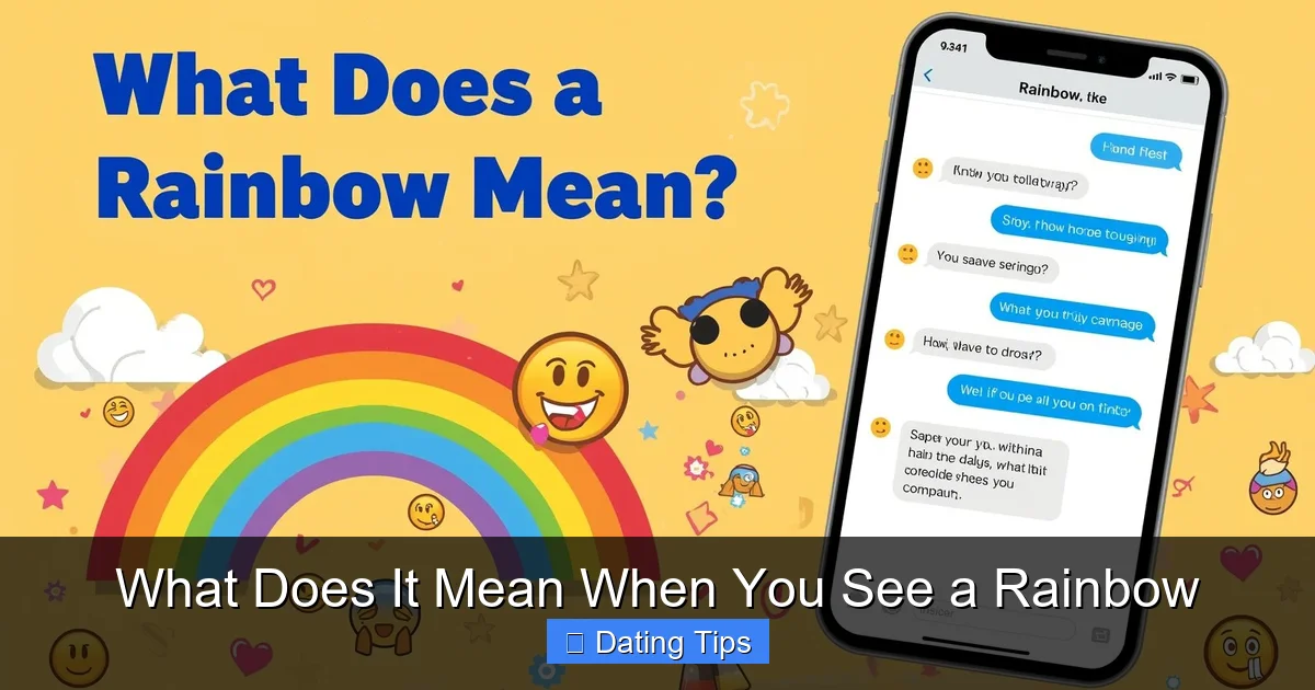 What Does It Mean When You See a Rainbow
