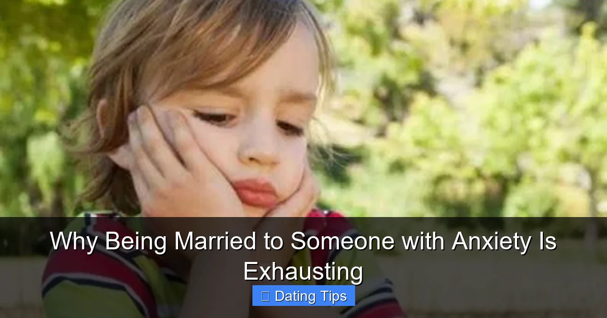 Why Being Married to Someone with Anxiety Is Exhausting