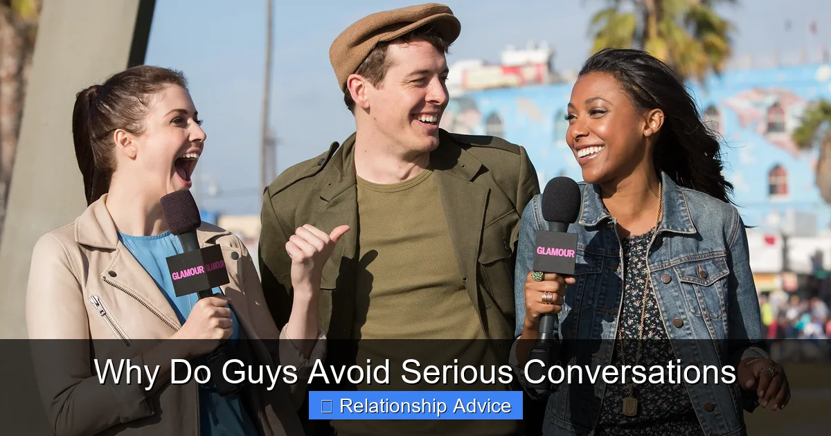 Why Do Guys Avoid Serious Conversations