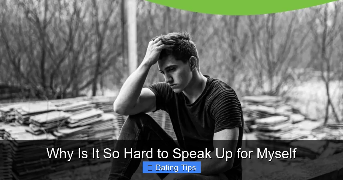 Why Is It So Hard to Speak Up for Myself