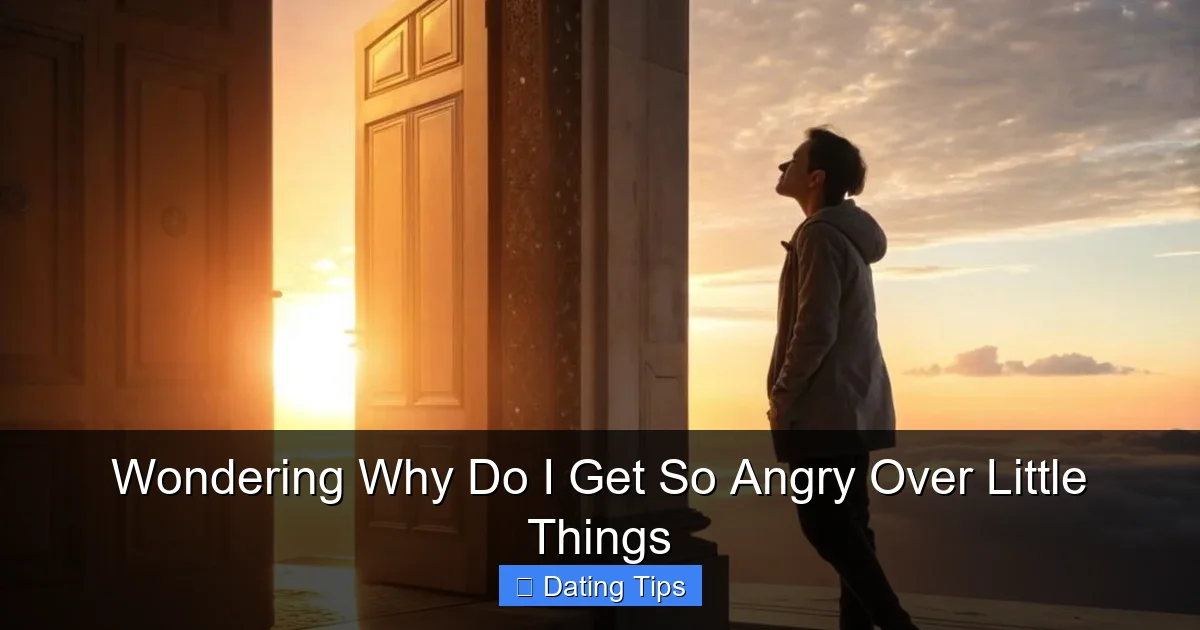 Wondering Why Do I Get So Angry Over Little Things