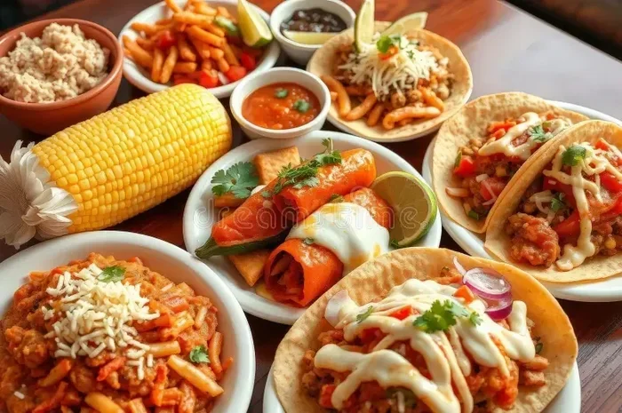 Cheap Easy Yet Healthy Antojitos Table