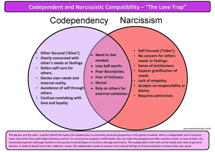 Covert Narcissist Creates Codependency in Relationships