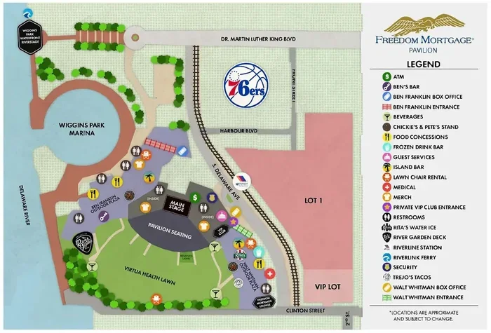 Freedom Mortgage Pavilion VIP Parking Lot 1 Guide