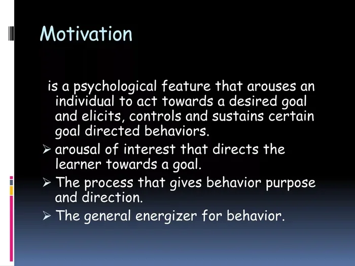 The Drive Reduction Theory