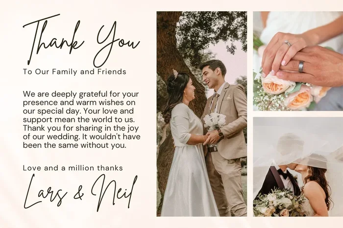 Appreciation Message After Wedding Ideas To Show Gratitude
